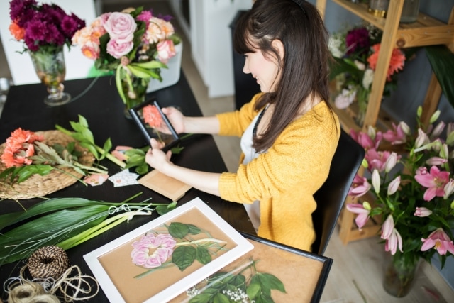 基本の押し花加工方法